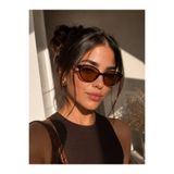Y-LONDON EXCLUSİVE Nox Kahve Cat Eye Kadın Güneş Gözlüğü Kahve Cam