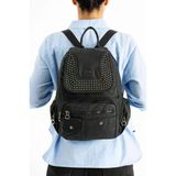 Y. S.Deri Kadın Sırt Çantası Troklu Model Çok Cepli Günlük Kullanım İçin İdeal 30*25 Cm