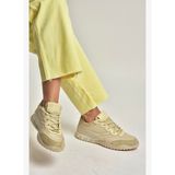 Y312515704 Bej Kumaş Kadın Spor Ayakkabı Sneakers