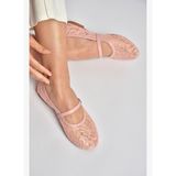 Y726864006 Pembe Dantelli Kadın Babet