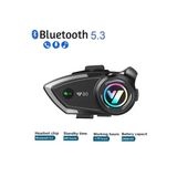 Y80 Motosiklet Kask Kulaklık Intercom Işıklı Motorsiklet Interkom P83097s8002