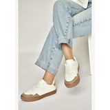 Y973890109 Beyaz/Vizon Spor Ayakkabı Sneakers