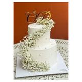 YA Creative Studio Kişiye Özel Baş Harf Pasta Süsü | Gold Ayna Pleksi Harf Cake Topper | Düğün, Nişan, Söz