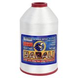 Yabalı 400 gr Polyester Dantel Ipliği No:60 Normal Beyaz 6 Kat (KIRIK BEYAZ)