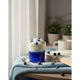 Yaban Mersinli Dekoratif Kremalı Mum – Jel Taban & Soya Wax | 400 ml - Lacivert - Beyaz - 1