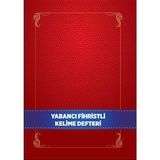 Yabancı Dil Fihristli Kelime Defteri - Çok Renkli
