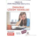 YABANCI DIL LISANS YERLEŞTIRME SINAVI PARAGRAF ÇÖZÜM TEKNIKLERI - A. NEJAT ALPEREN