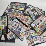 Yabancı Posta Pulu Lotu 850 Adet B006