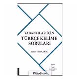 Yabancılar İçin Türkçe Kelime Soruları - Yunus Emre Çekici