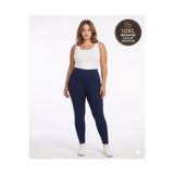 Yabgu Toparlayıcı | Yüksek Bel | Büyük Beden | Lacivert Kadın Tayt | 10 XL bedene kadar | İç göstermez |