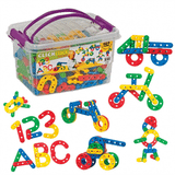 Yabidur Click Clack Box Lego 192 Parça Eğitici Zeka Geliştici