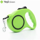 Yacel Sj Makaralı Otomatik 5 Metre Geri Çekilebilen Kedi ve Köpek Gezdirme Tasması / Max 15 kg - Yeşil