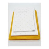 Yada Baby %100 Pamuk Poplin Waffle Bebek Pike Takımı (80 X 120 CM) (OEKO-TEX SERTİFİKALI)
