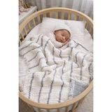 Yada Baby %100 Pamuklu 8 Katlı Multi Müslin Bebek Çocuk Battaniyesi – Xl (120X100 Cm) Gri - 120 x 100 cm