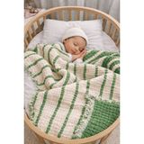 Yada Baby %100 Pamuklu 8 Katlı Multi Müslin Bebek Çocuk Battaniyesi – Xl (120X100 Cm) Yeşil - 120 x 100 cm