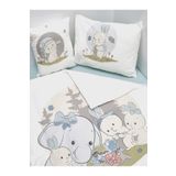 Yada Baby %100 Pamuklu Kumaştan Bebek 6 Parça Yorgan Ve Nevresim Takımı & Uyku Seti (70 X 120 CM)