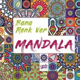 Yade Kitap Bana Renk Ver Mandala-Büyükler için Boyama