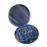 YAFIYGI 9'u 1 Arada Kablo Kılıfı USB Adaptör Kablosu Dönüştürme Saklama Kutusu, USB Tip C - Mikro USB/Yıldırım/USB A Kablosu Veri Aktarım Aracı Sim Kart Yuvası Tepsi Çıkarma Pimi İçerir, Telefon