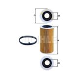 Yag Fıltresı Volvo C30 10-12 C70 10-13 S40 10-12 S60 10-15 S60 10-18 - Mahle Ox370d1