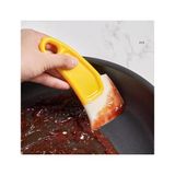 Yağ - Leke Kazıyıcı Mini Silikon Spatula Plastik Saplı - 1 Adet