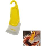 Yağ - Leke Kazıyıcı Mini Silikon Spatula Plastik Saplı - Askılıklı (4887) - 1 - Renkli