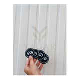 YAĞAR GROUP ENKEİ Logolu Alüminyum Dış Kaplama Jant Göbeği Arması Yapıştırma 56 Mm 4 Adet