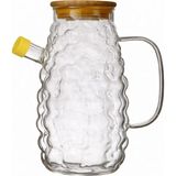 Yağdanlık, 1000 Ml-1lt, Sızdırmaz, Bambu Kapak