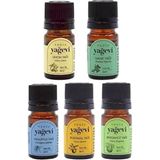 Yağevi Yagevi 5x5 ml Uçucu Yağ Seti: Bergamot, Portakal, Limon, Okaliptus Ve Nane Doğal Özellikler