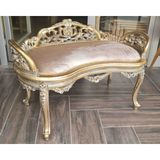 Yağız Mobilya Aksesuar Gold Jiletin Varak Puf - 100x50x45