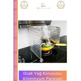 #Yağkoruyucuparavan Katlanır Ocak Sıçrama Önleyici Isıya Dayanıklı Panel Tip Yağ Koruyucu Alüminyum Paravan
