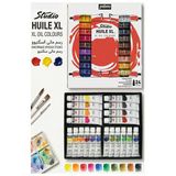 Yağlı Boya 24 Renk 12 Ml 1 Paket Pepeo Yağlı Boya Seti 24 Lü Ahşap Tuval Taş Ağaç Boyamalar İçin İdea Boyama Seti