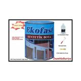 Yağlı Boya Set - 1 Kg Siyah Yağlı Boya - Tiner -Fırça - Rulo siyah