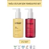 Yağlı Ciltler Için Makyajı Temizlerken Yağ Görünümünü Azaltmayı Hedefleyen Temizleyici Set - 1