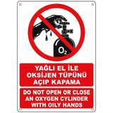 YAĞLI EL İLE OKSİJEN TÜPÜNÜ AÇIP KAPAMA 50X70CM PVC ISG LEVHA