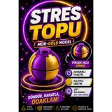 YAGLİZ Premium Stres Çarkı, Hızlı Dönen Stres Topu Çift Rulmanlı Bas Bırak Oyuncak