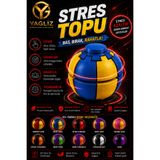 YAGLİZ Stres Topu Hızlı Dönen Spin Ball | Bas Bırak Fidget Stres Çarkı Oyuncağı