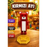 YAGLİZ Super Bear Adventure Kırmızı Ayı ve Sırtında Shicka Oyuncak