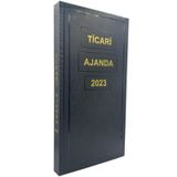 Yağmur 2023 Cilt Bezli Ticari Ajanda 17 X 33 Cm