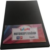 Yağmur A4 Renkli Fotokopi Kağıdı Siyah 100'LÜ Paket