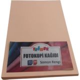 Yağmur A4 Renkli Fotokopi Kağıdı Somon Rengi 100'LÜ Paket
