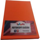 Yağmur A4 Renkli Fotokopi Kağıdı Turuncu 100’LÜ Paket