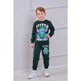 Yağmur Giyim Pjk2i Stittcch Desenli 2 Ip %100 Pamuk Erkek Çocuk Eşofman Takımı 3-10 Yaş 6467 - 3 - 4 Yaş - Koyu Yeşil