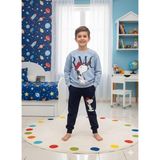 Yağmur Giyim Ramcocuk 2ip Snoppy Erkek Çocuk Eşofman Takımı 6-9 Yaş 1106 - Açık Mavi