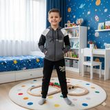 Yağmur Giyim Yuko2i Dope Style Desenli 2 Ip Kumaş Kapşonlu Erkek Çocuk Eşofman Takımı 9-12 Yaş 30027-40027 - Gri - 9 Yaş