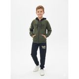 Yağmur Giyim Yuko2i Dope Style Desenli 2 Ip Kumaş Kapşonlu Erkek Çocuk Eşofman Takımı 9-12 Yaş 30027-40027 - Haki - 11 Yaş