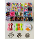 Yağmur Gökçe NO:104 Büyük Kutu Soft Figür Boncuk Harf Boncuk Fimo ve Ahşap Boncuk Takı Hobi Seti