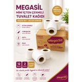 Yağmur Grup Endüstriyel Mini Cimri İçten Çekmeli Tuvalet Kağıdı 5 KG - 12'li Paket - 2 Katlı, 21cm Yaprak