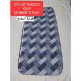 Yağmur Perde Evi Yatak Döşek Sünger Kılıfı - 70 x 170 cm - Mavi