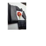 YAĞMUR SANAT TASARIM DAMAT CEKET YAKASI / PAPYON /MENDİL/YAKA ÇİÇEĞİ SETİ