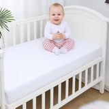 Yağmur Store %100 Pamuk Penye, Lastikli Full Kenar Bebek Çarşafı – Oeko-Tex Sertifikalı, Yumuşak ve Nefes Alabilir, Organik Pamuk, Anne Yanı, Çocuk Beşik Çarşafı